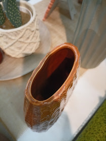 VASO COLORE TERRA DI SIENA