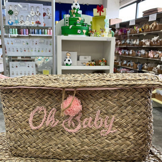 Cesta vimini piccola Oh Baby
