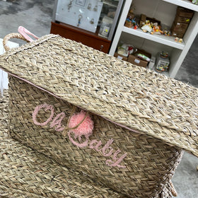 Cesta vimini piccola Oh Baby