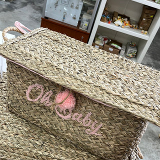 Cesta vimini piccola Oh Baby